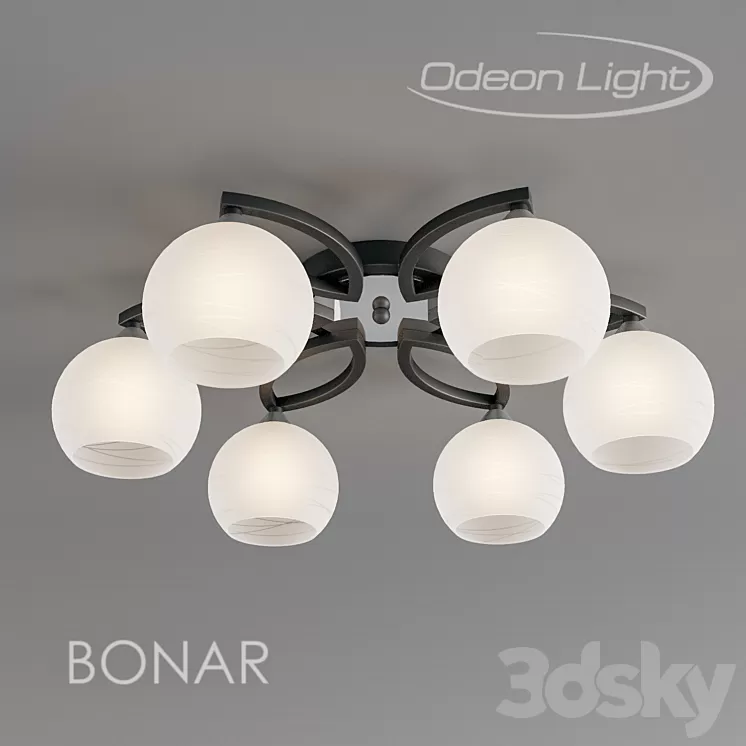 Chandelier ceiling BONAR Odeon Light 2773 / 6C 3D Model