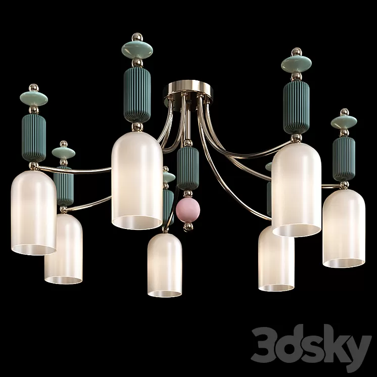 Chandelier ceiling Odeon Light 4861 / 7C CANDY 3D Model