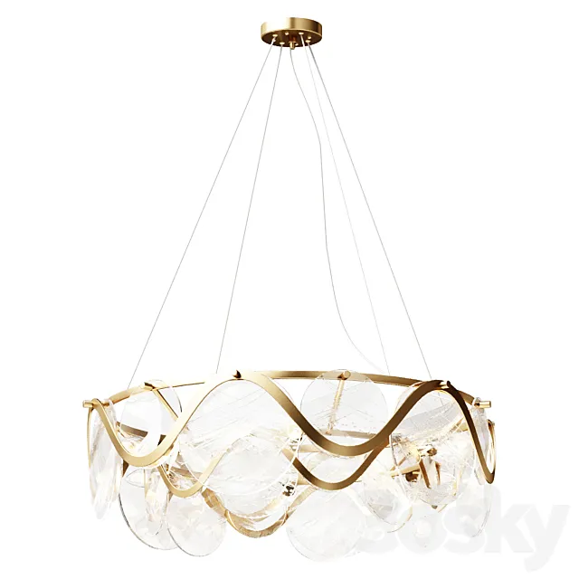 Chandelier Chandelier Bogates Galicia 354_6 Lamp 3D Model