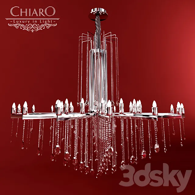 Chandelier Chiaro Ramona 1 3D Model