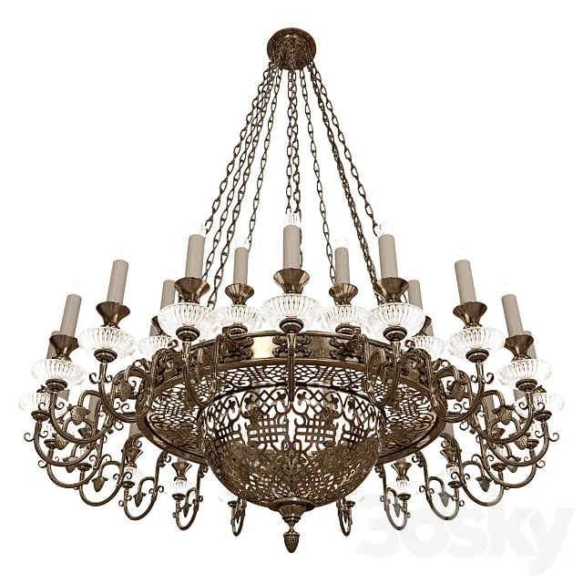 Chandelier church 2953 3D Model