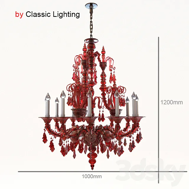 Chandelier Classic Lighting 3DModel