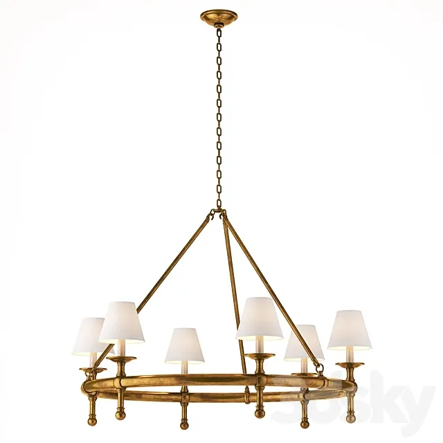 CHANDELIER CLASSIC RING 3D Model