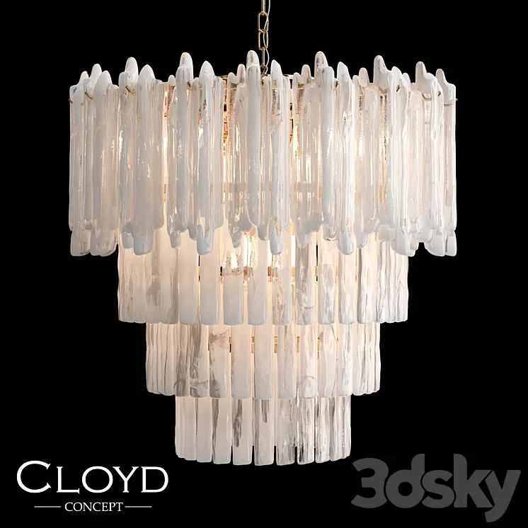 Chandelier Cloyd NANSEN C12 (art.10701) 3D Model