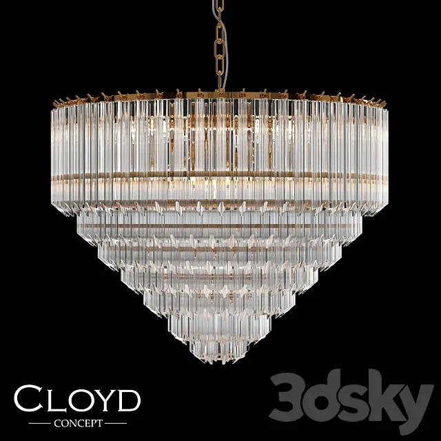 Chandelier Cloyd ORATORIA C12 (art.10309_10506) 3D Model