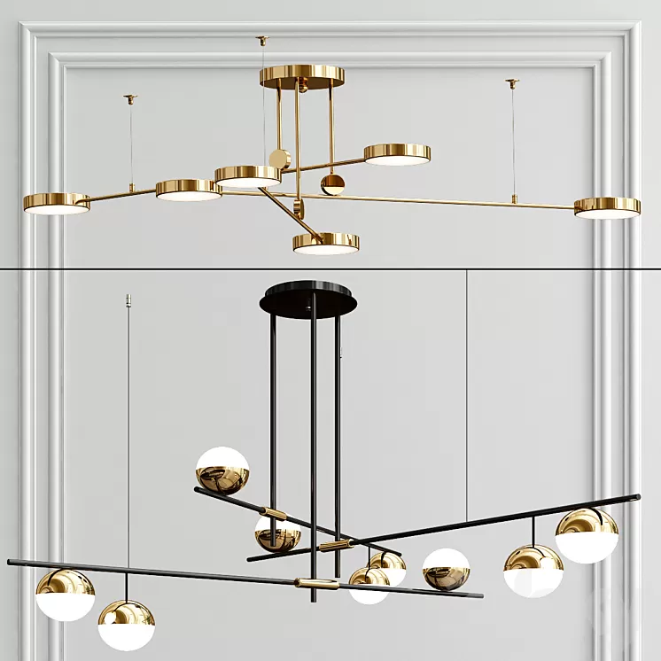 Chandelier  Collection 3D Model