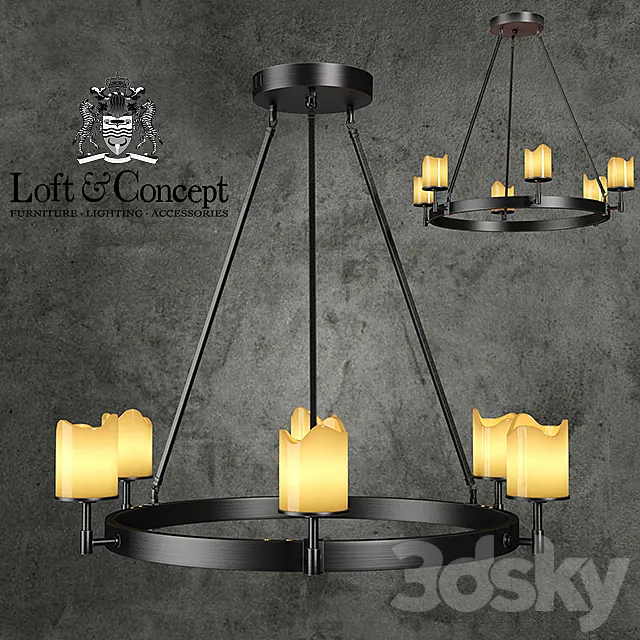 Chandelier Conne 6 3DModel