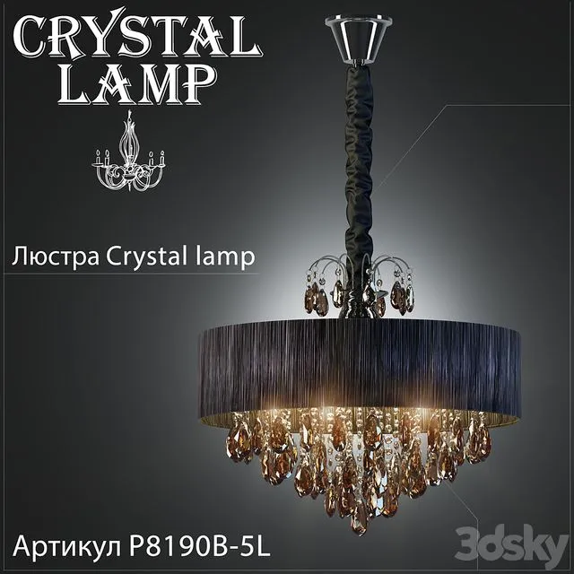 Chandelier Crystal Lamp P8190B-5L 3D Model