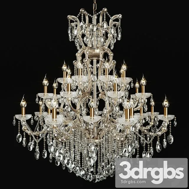 Chandelier Crystal Lux Hollywood SP16 3D Model Free