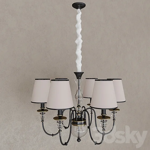 Chandelier Crystal Lux PALIO SP6 3DModel