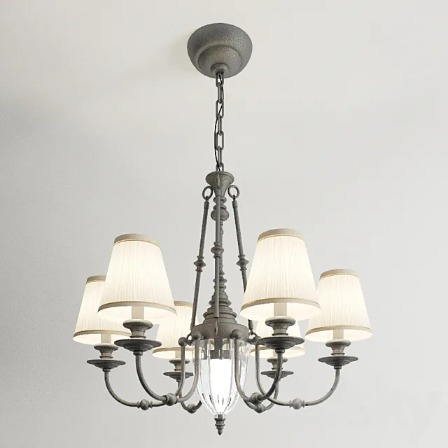 Chandelier Crystal Lux Reef SP6 + 1 3DModel