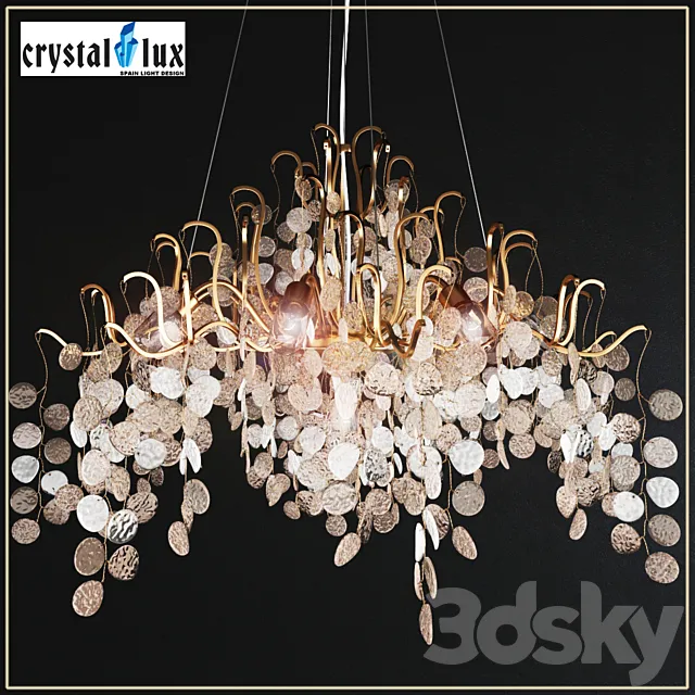 Chandelier Crystal Lux TENERIFE SP9 3D Model