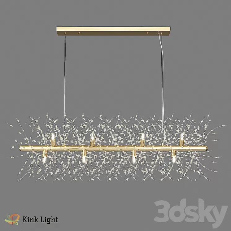 Chandelier Dali gold 08455-1233 OM 3D Model