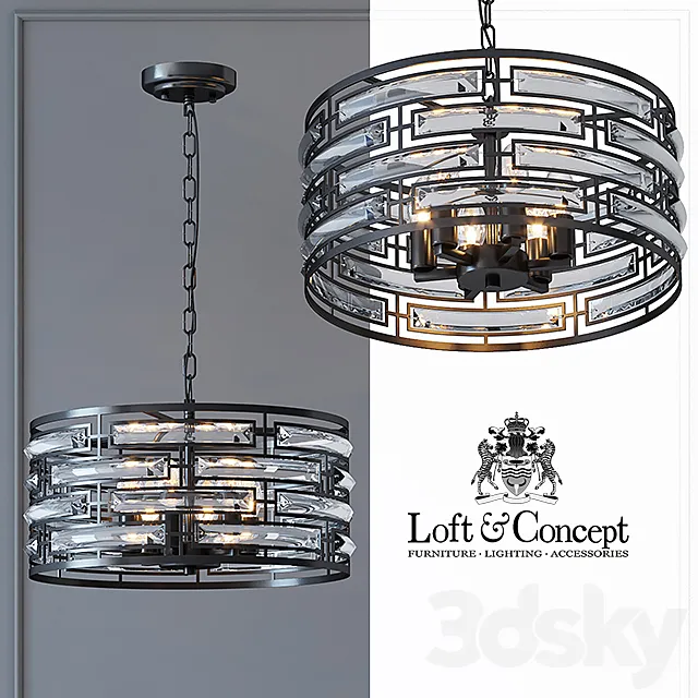Chandelier Darkness Chandelier 41 3D Model