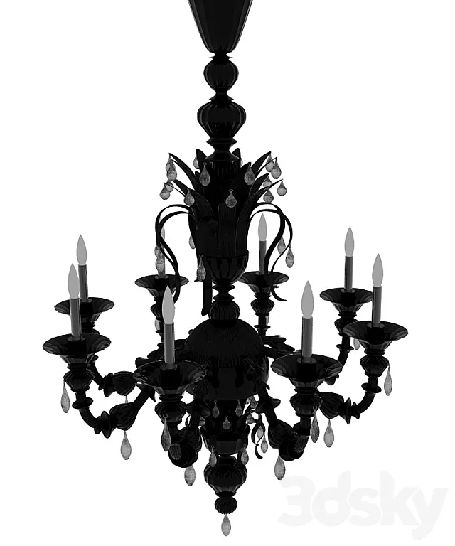 chandelier De Majo 6099_k12 3D Model