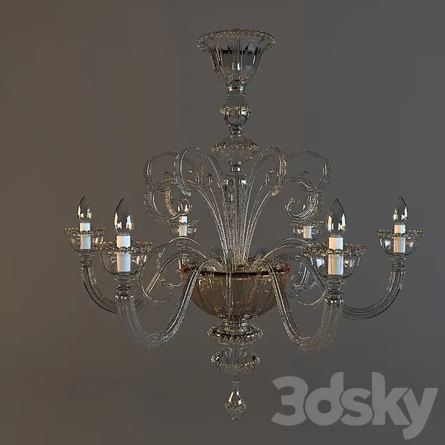 chandelier deMajo 3D Model