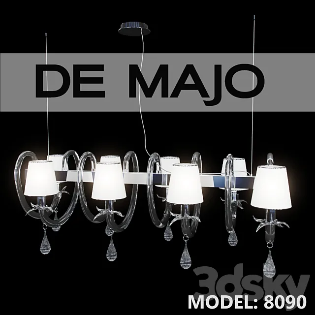 Chandelier DEMAJO 8090 K8 by Francesco Dei Rossi 3D Model