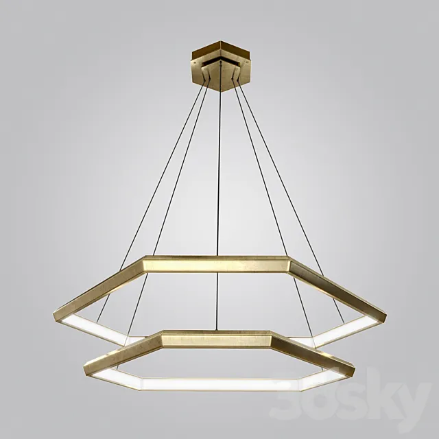 chandelier Ditri Cascade 3D Model