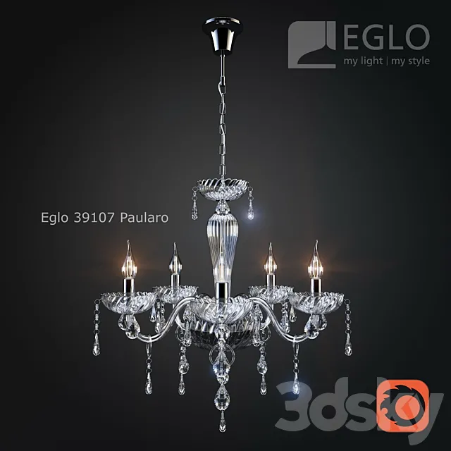 Chandelier Eglo 39107 Paularo 3DModel
