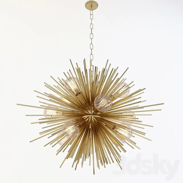Chandelier - Eichholtz - Chandelier Boivin 3D Model