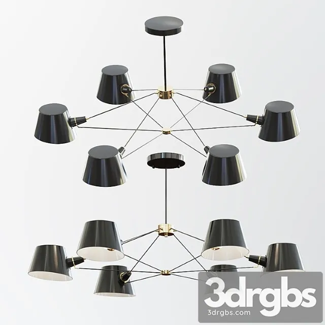 Chandelier eimer 1512-6p 3D Model Free
