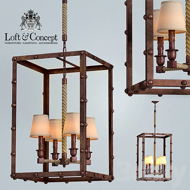 CHANDELIER ELEGANCE AND SOLIDITY 4 3DModel