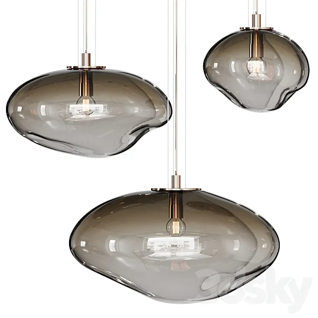 Chandelier ELOA HAUMEA AMORPH | Lampada a sospensione 3D Model