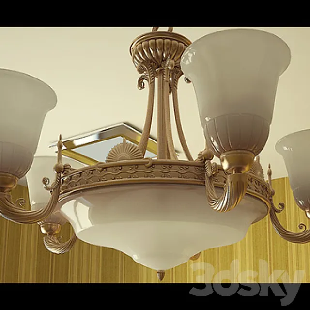 Chandelier Esparta 728A 3D Model