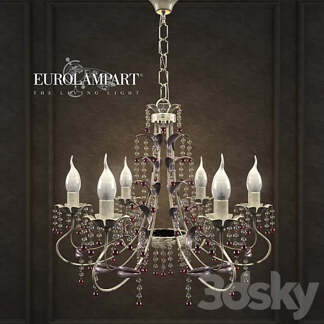 Chandelier Eurolampart Malva 3DModel