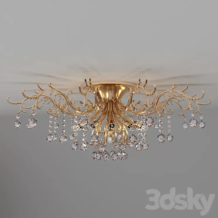 Chandelier Eurosvet Asfour 0022 3D Model