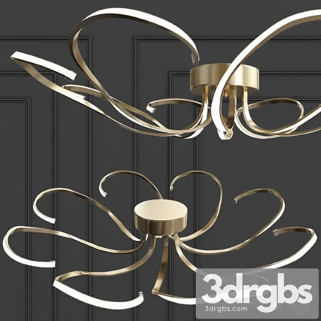 Chandelier evrosvet 90096-8 gold 3D Model Free