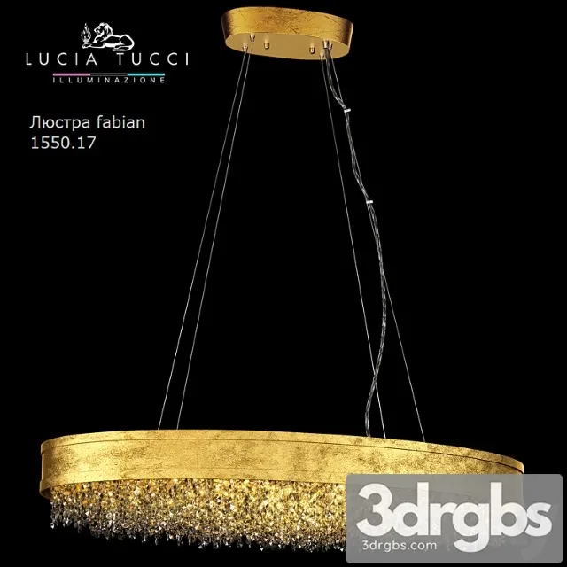 Chandelier fabian 1550.17 oro led 3D Model Free