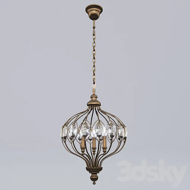 Chandelier Favorite 1382-3P Fes 3DModel