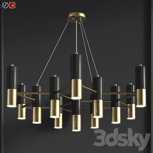 Chandelier Favorite 1600-13P Ultra - Favorite 3D Model