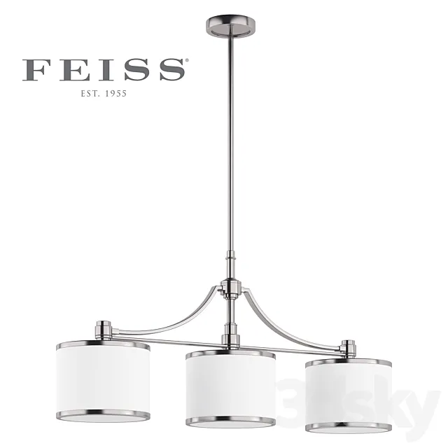 Chandelier Feiss Prospect park 3p 3DModel