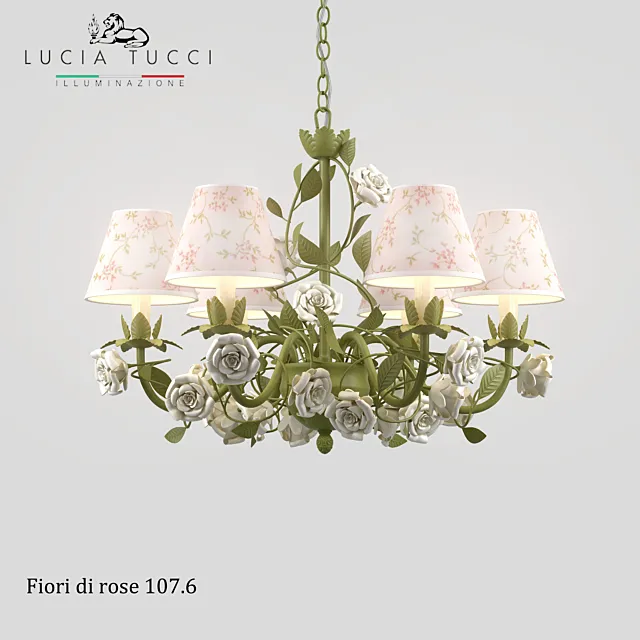 Chandelier Fiori di rose 107.6 3DModel
