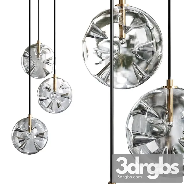 Chandelier Fireball 3D Model Free