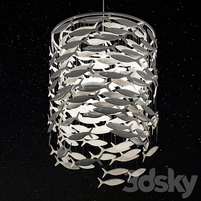 chandelier Fish_Chandelier 3DModel