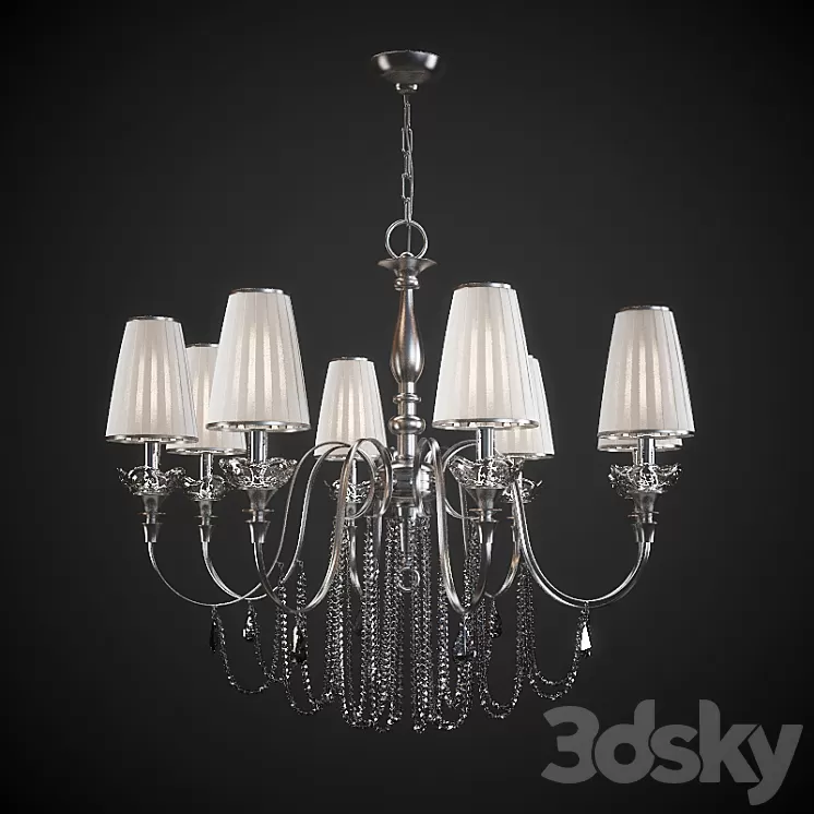 Chandelier FLORIAN Prearo TOP CLASS FLORIAN / 8 / A / CP 3D Model
