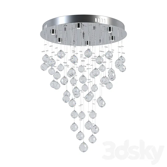 Chandelier Flusso L 1.4.45.601 N 3D Model