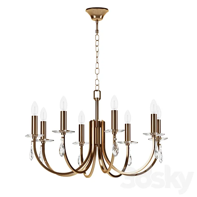 Chandelier Freya Forte 3D Model