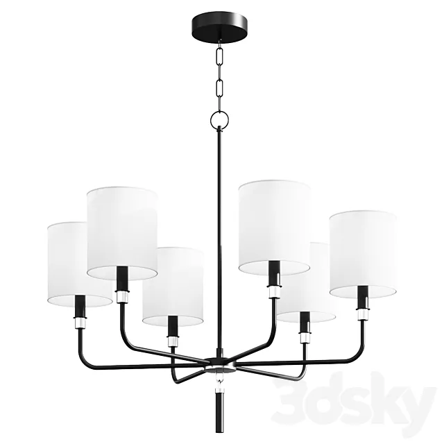 Chandelier GIDEON CHANDELIER SKU CH21019 lamp 3D Model