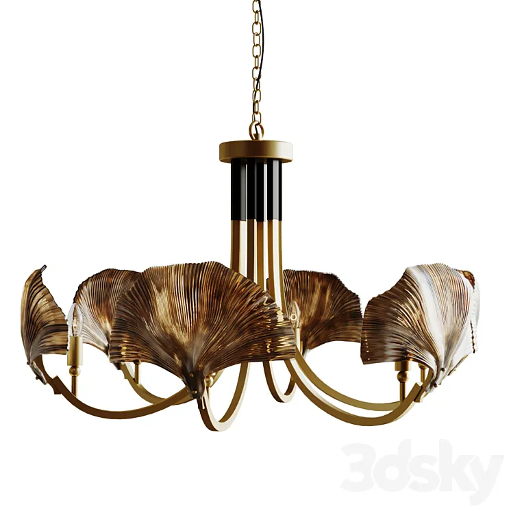 Chandelier Ginkgo 3D Model Free
