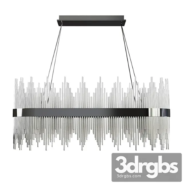 Chandelier Glass Chrome Garda Decor 3D Model Free