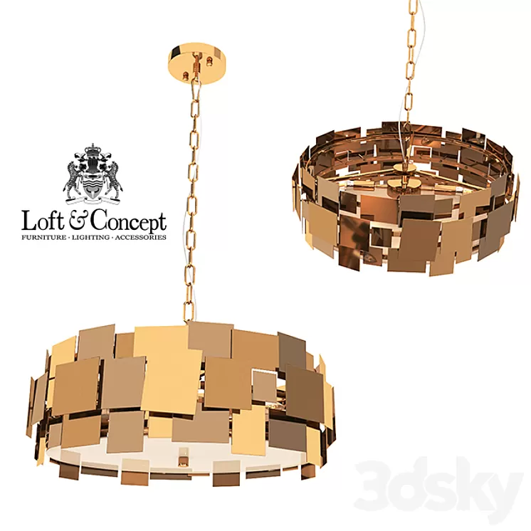 CHANDELIER GOLD PLATE CHANDELIER 4
