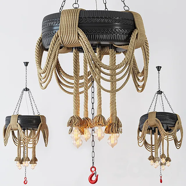 Chandelier Gomma 3D Model