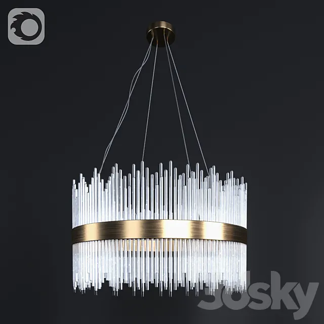 Chandelier Gramercy Home Arabona 3D Model