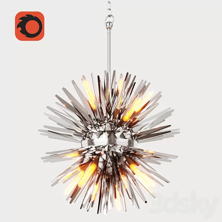 Chandelier Gregorian 3D Model