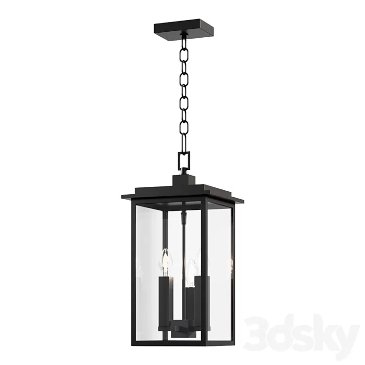 Chandelier Griffith Outdoor Hanging Lantern Light 3D Model