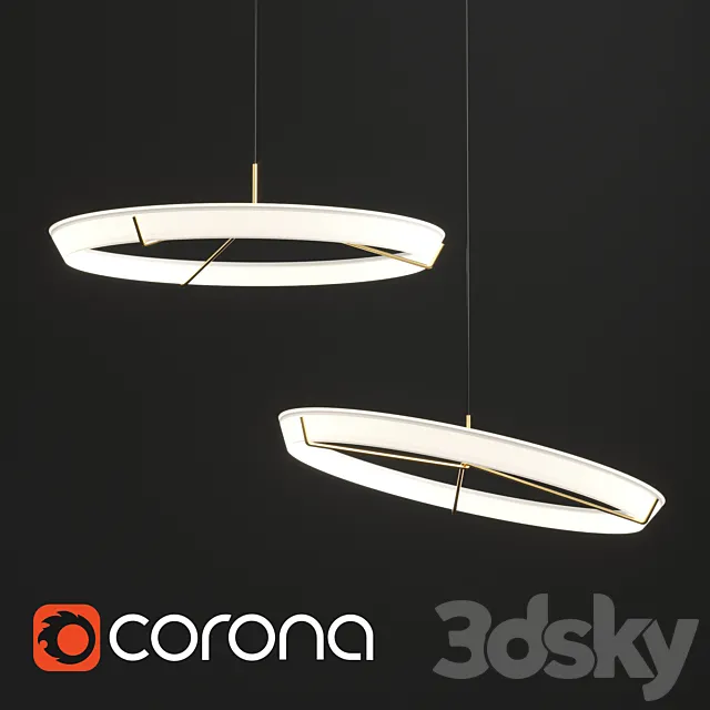 Chandelier Halo Jewel 3D Model